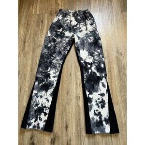 Mnml Sweatpants Women High Rise Pockets Drawstring Flare Size M